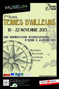 Festival Terres d'Ailleurs 2015. Du 19 au 22 novembre 2015 à Toulouse. Haute-Garonne.  10H30